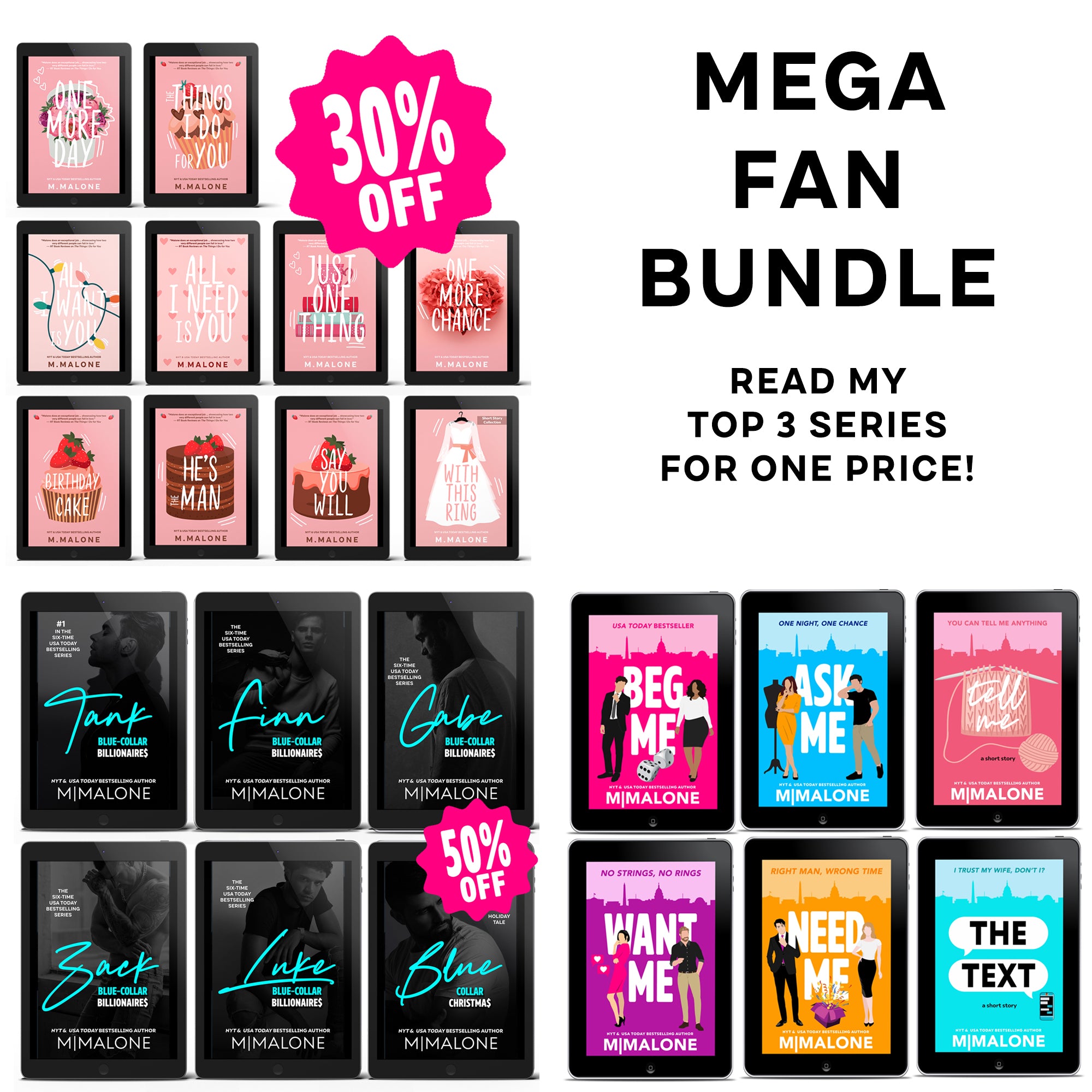 Mega Fan Mega Fan Bundle (Ebook) – M. Malone